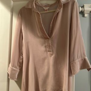 Beautiful Sundance velvet cream tunic